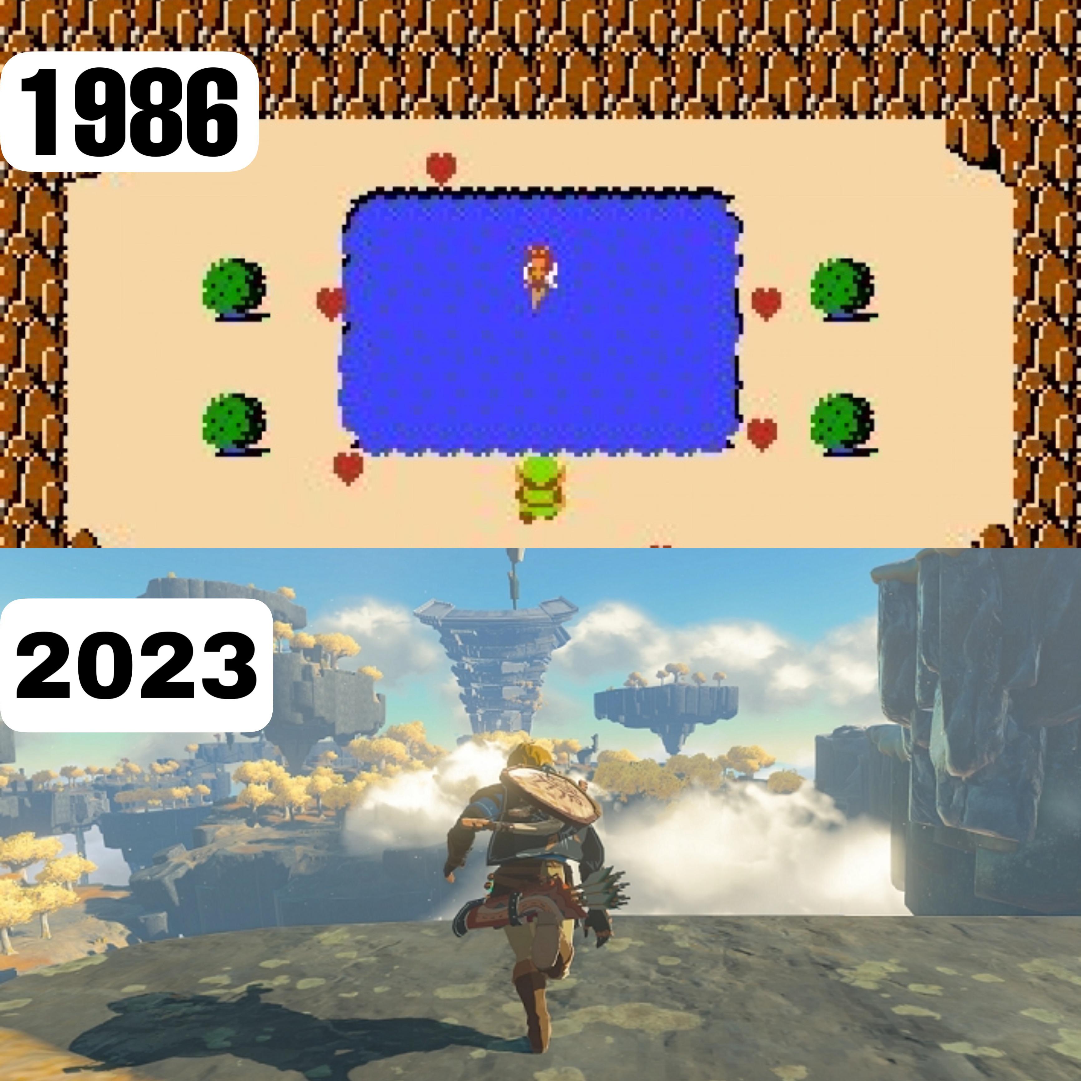 40 años puliendo gráficos de Zelda